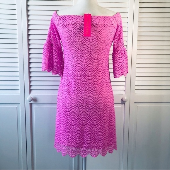 LILLY PULITZER Lilac Rose Lexa Dress Size XS - Picture 7 of 11